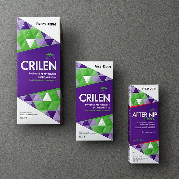 Frezyderm Crilen 驅(qū)蟲(chóng)驅(qū)蚊止癢產(chǎn)品包裝設(shè)計(jì),多層壓紋工藝與幾何版式營(yíng)造包裝質(zhì)感 Frezyderm Crilen 驅(qū)蟲(chóng)驅(qū)蚊止癢產(chǎn)品包裝設(shè)計(jì),多層壓紋工藝與幾何版式營(yíng)造包裝質(zhì)感