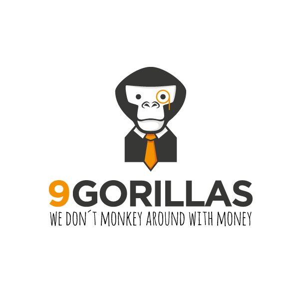 橙色logo- 9Gorillas徽標(biāo)logo設(shè)計(jì)