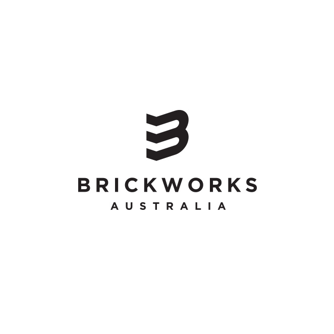 黑色logo設(shè)計(jì)- 澳大利亞Brickworks徽標(biāo)logo設(shè)計(jì)