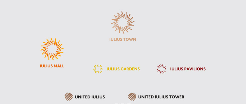 Iulius Town 商業(yè)中心品牌命名與logo設(shè)計(jì)-月桂花環(huán) Iulius Town 商業(yè)中心品牌命名與logo設(shè)計(jì)-月桂花環(huán)