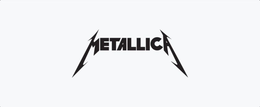前衛(wèi)三角形logo設計-Metallica