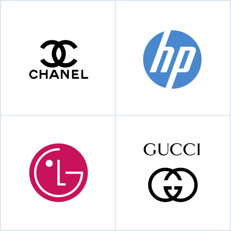 香奈兒，惠普，LG和Gucci的會(huì)標(biāo)logo設(shè)計(jì)