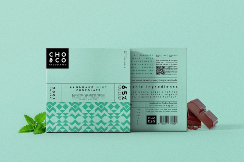 Choi＆co 巧克力包裝設(shè)計(jì)“幾何底紋圖案”