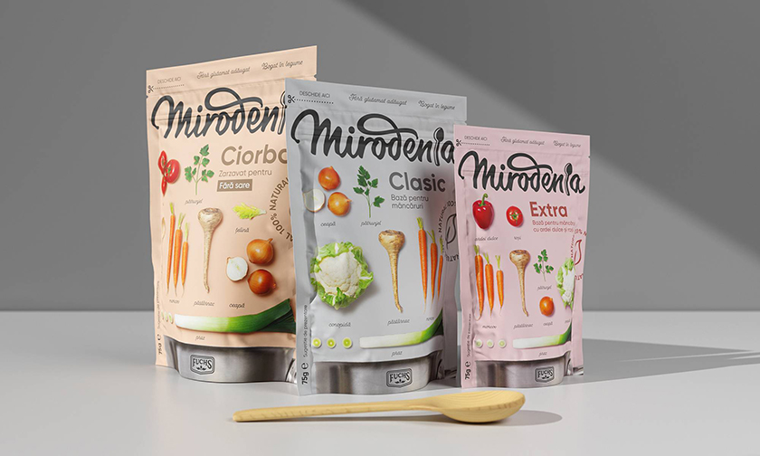 Mirodenia 歐洲市場調(diào)味品包裝設(shè)計(jì)——并排擺放的食材