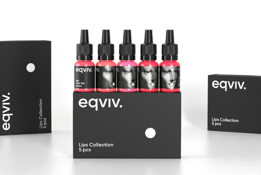 Eqviv 永久性化妝用顏料化妝品品牌命名logo設(shè)計包裝設(shè)計“歷史美女藝術(shù)照片”篇