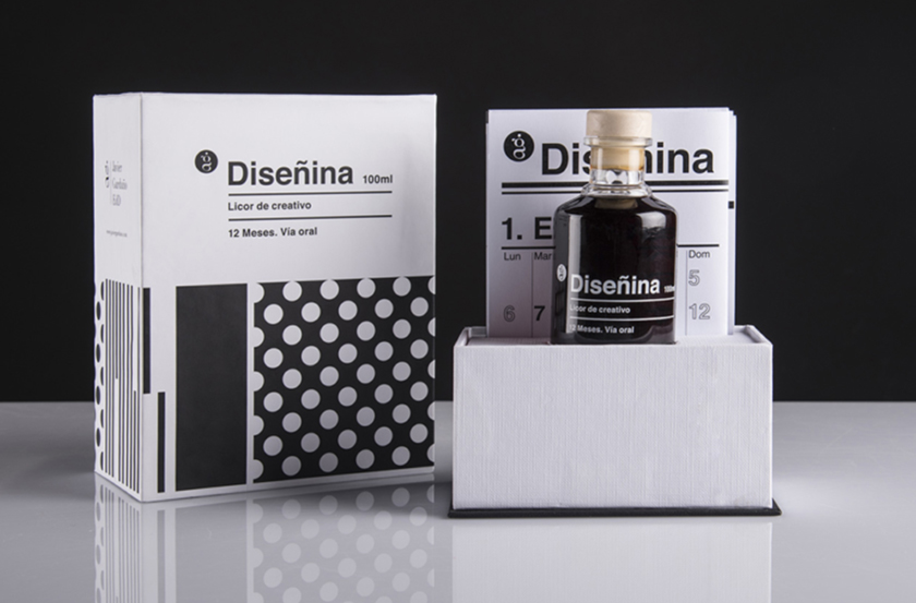 Disenina藥品包裝設計“日歷風格”