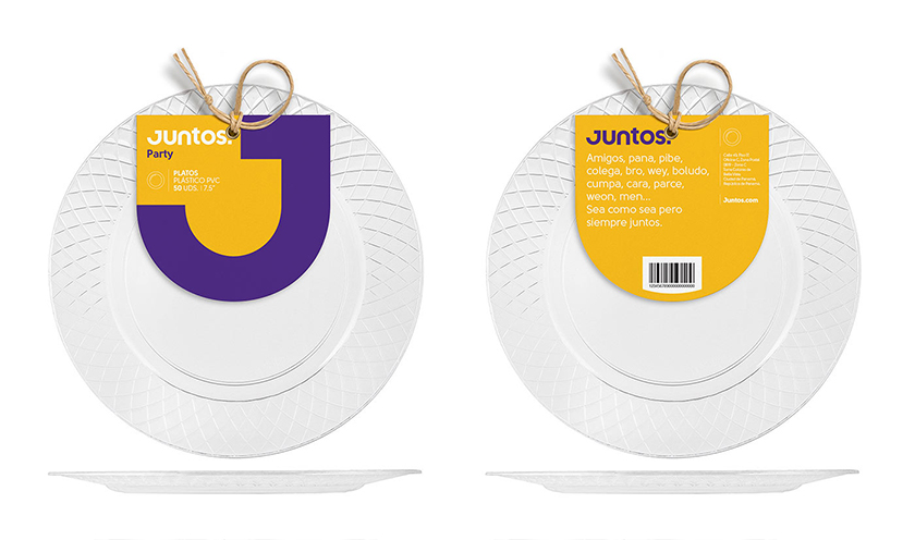 Juntos 塑料餐具品牌形象包裝設(shè)計