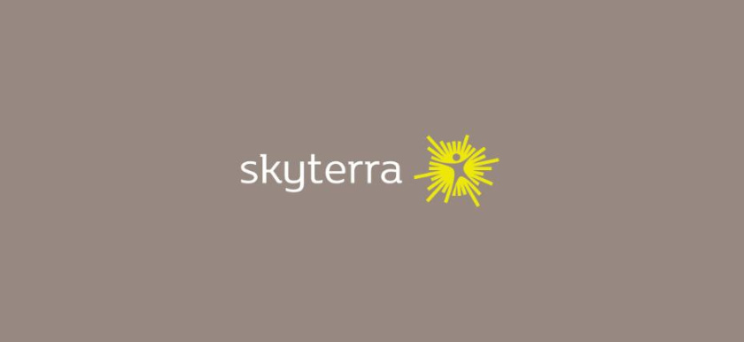 SKYTERRA健康減肥養(yǎng)生中心品牌形象重塑-logo設(shè)計(jì)，活力射線+人體元素