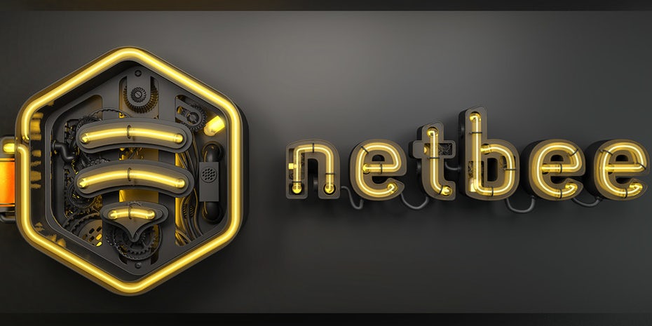 3D圖像-Netbee標(biāo)志設(shè)計