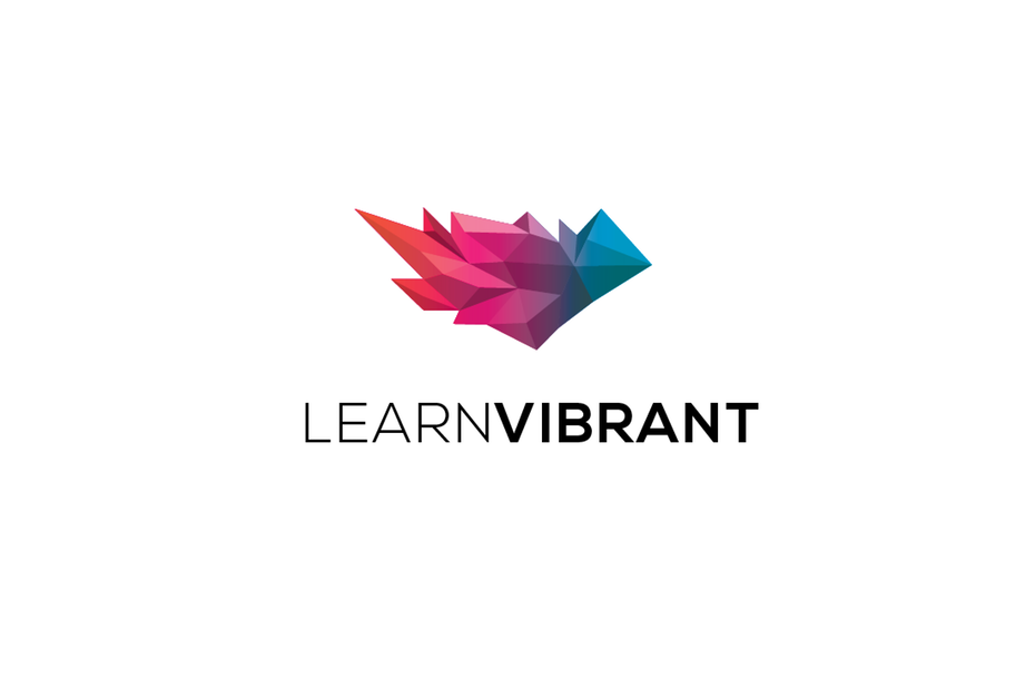 3D圖像-LearnVibrant徽標(biāo)logo設(shè)計