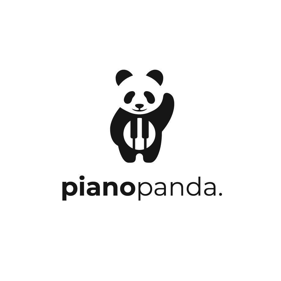 積極的負空間-鋼琴熊貓標(biāo)志設(shè)計