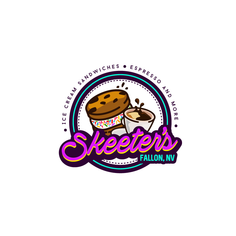 餅干和冰淇淋店logo設(shè)計(jì)