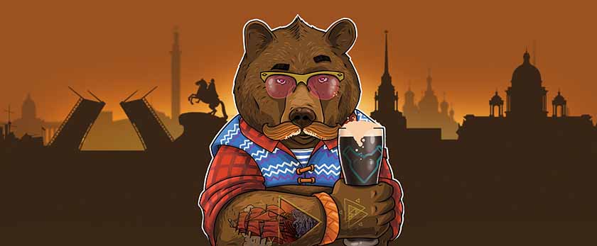 俄羅斯Heartly Brewery淡啤酒包裝設(shè)計(jì)，20款動物英雄角色插畫引發(fā)靈魂躁動