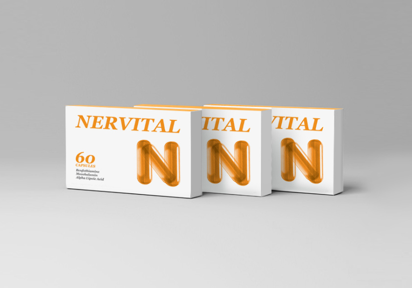 Nervital藥品包裝設計，值得借鑒的品牌符號設計
