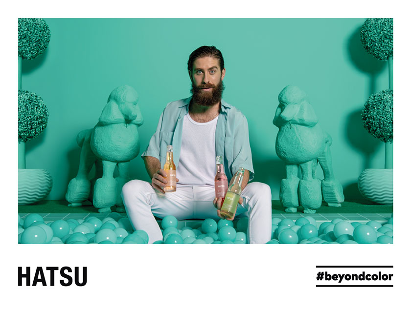 Hatsu 食品飲料品牌平面廣告設計,超出色彩之外 Hatsu 食品飲料品牌平面廣告設計,超出色彩之外
