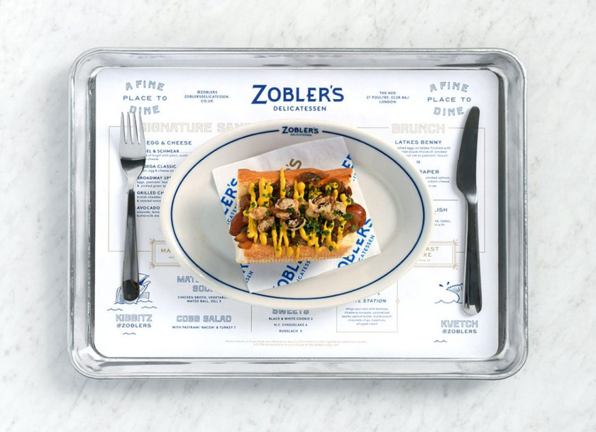 Zobler的Deli＆Diner餐飲菜單設(shè)計
