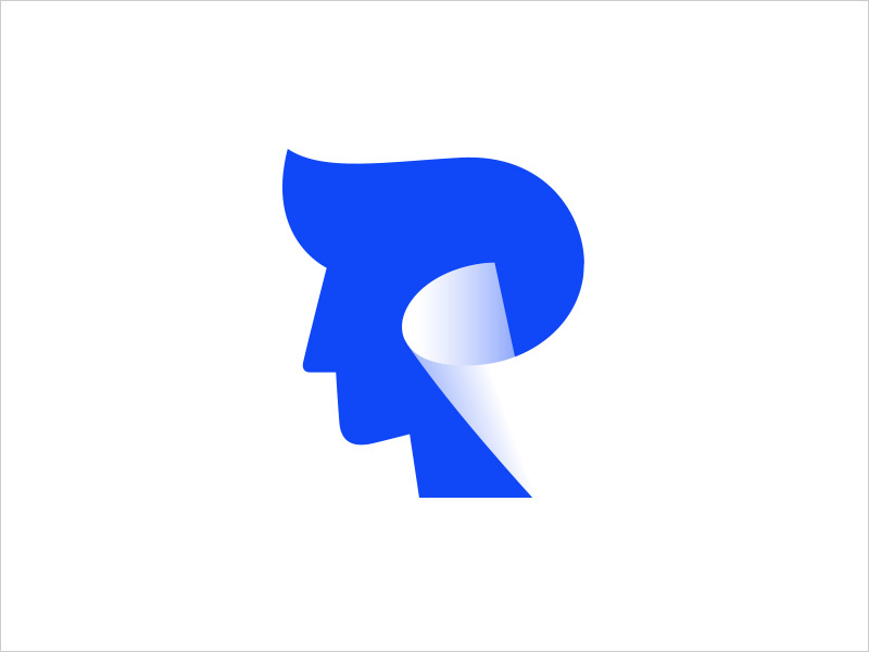 頭與紙張標(biāo)志logo設(shè)計