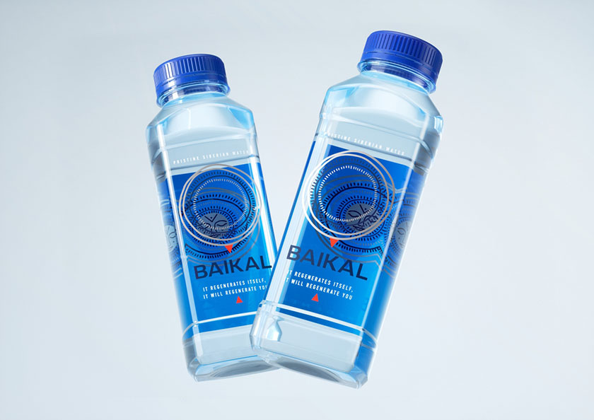 Baikal 飲用水包裝設(shè)計(jì)，賜予產(chǎn)品神圣再生力
