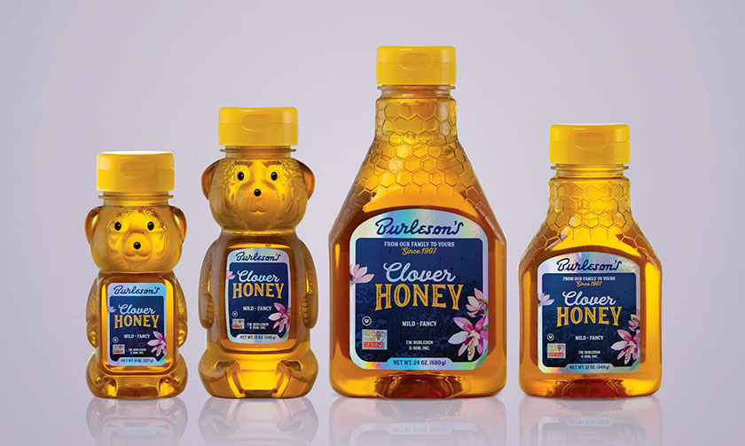 Burleson''''''''''''''''s Honey 蜂蜜 產(chǎn)品包裝設(shè)計