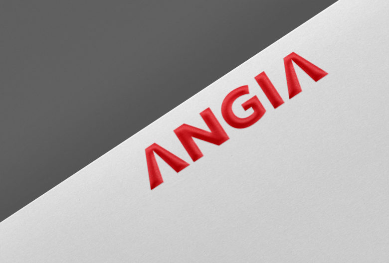 ANGIA房地產(chǎn)投資公司logo/VI設(shè)計，源自建筑的向上運動風(fēng)格