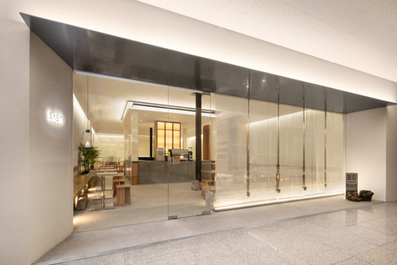  SAEMCafé咖啡店餐飲空間設(shè)計，穩(wěn)定比例的結(jié)構(gòu)美學(xué)