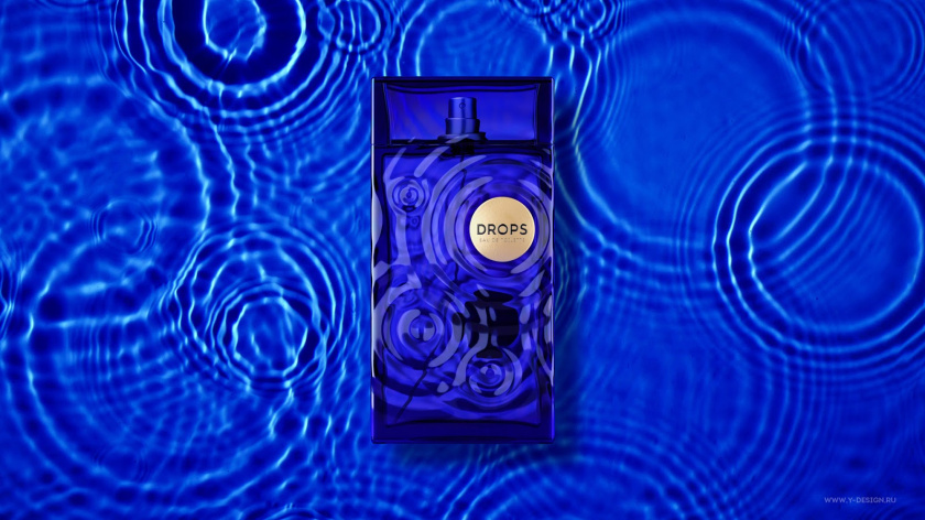 夢(mèng)幻的DROPS香水包裝設(shè)計(jì)和水波蕩漾的藍(lán)色香水瓶形設(shè)計(jì) 夢(mèng)幻的DROPS香水包裝設(shè)計(jì)和水波蕩漾的藍(lán)色香水瓶形設(shè)計(jì)