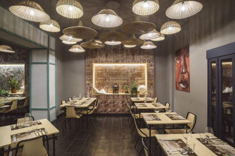 Dhabbu亞洲美食餐廳餐飲空間設(shè)計(jì)，突出亞洲元素