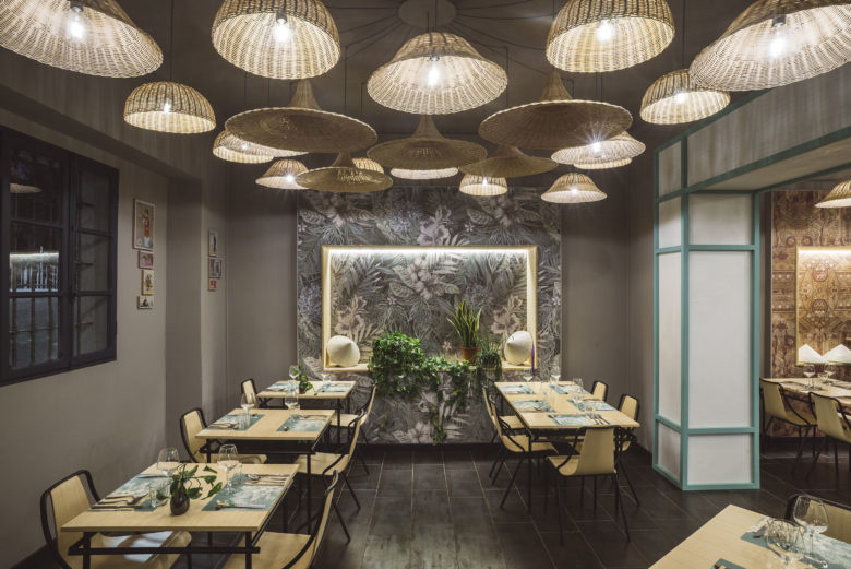Dhabbu亞洲美食餐廳餐飲空間設(shè)計(jì)，突出亞洲元素
