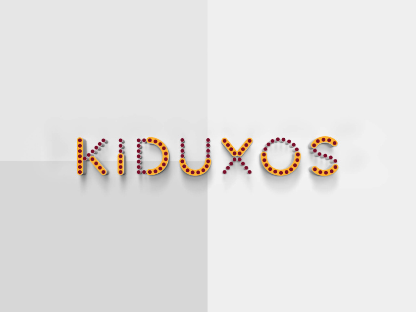 KIDUXOS兒童商店品牌logo設(shè)計(jì)vi設(shè)計(jì)與店鋪空間設(shè)計(jì)