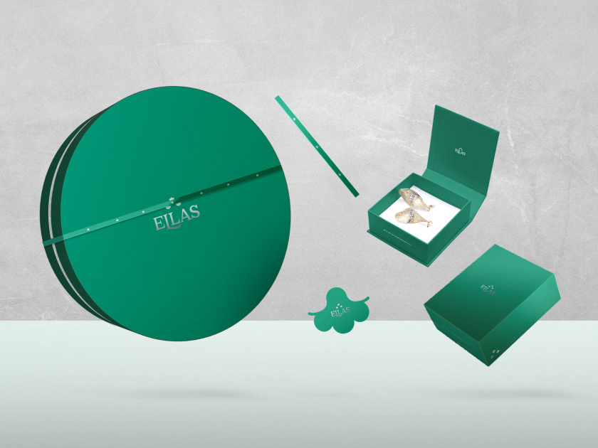 ELLAS珠寶品牌logo設(shè)計(jì)與品牌vi形象設(shè)計(jì),三個(gè)花朵徽章 ELLAS珠寶品牌logo設(shè)計(jì)與品牌vi形象設(shè)計(jì),三個(gè)花朵徽章