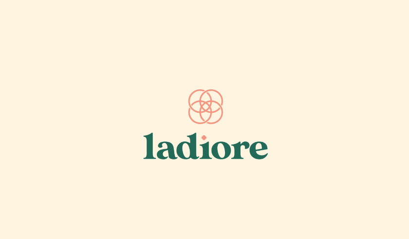 ladiore 女性時(shí)尚品牌logo設(shè)計(jì)與視覺識別vi設(shè)計(jì)，源自四個(gè)象征