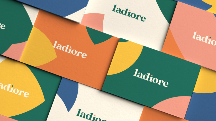 ladiore 女性時(shí)尚品牌logo設(shè)計(jì)與視覺識別vi設(shè)計(jì)，源自四個(gè)象征
