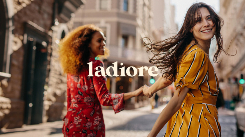 ladiore 女性時(shí)尚品牌logo設(shè)計(jì)與視覺識別vi設(shè)計(jì)，源自四個(gè)象征