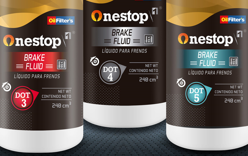 OneStop 汽車潤滑油包裝設(shè)計，動態(tài)漸變色塊風(fēng)格