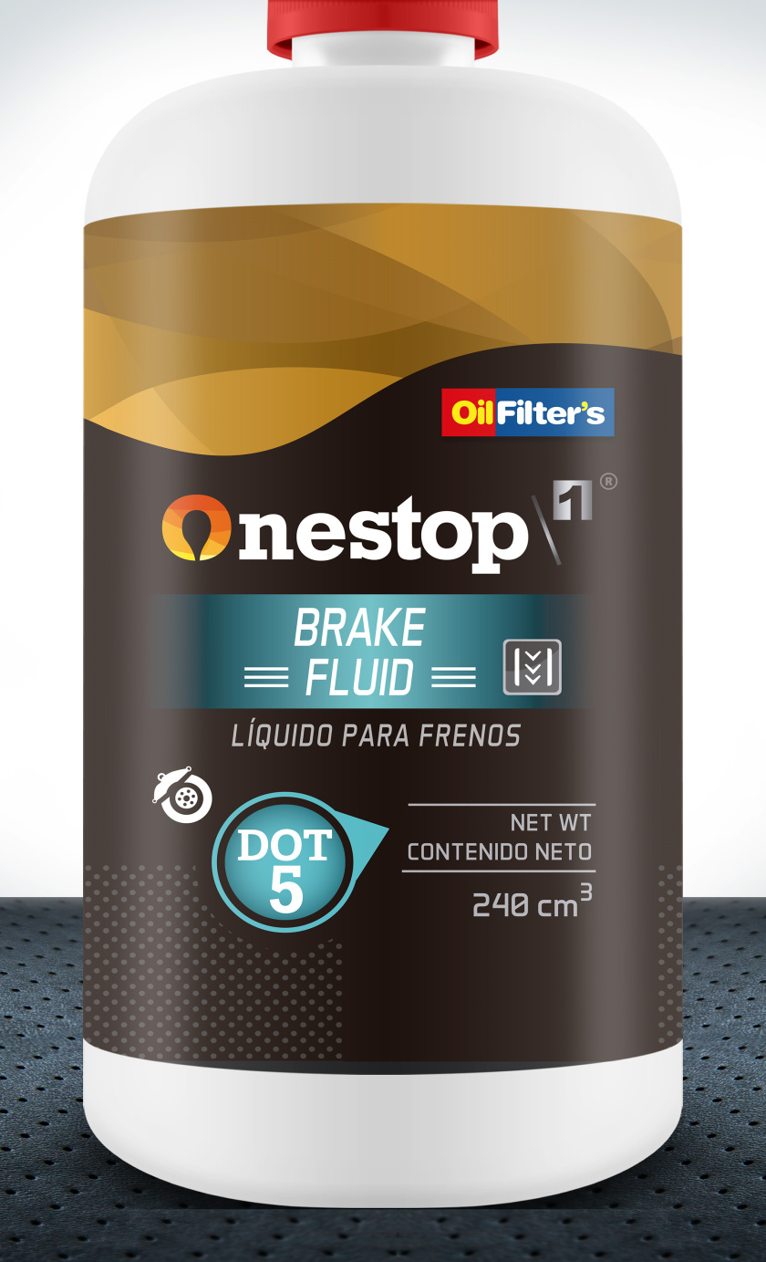 OneStop 汽車潤滑油包裝設(shè)計，動態(tài)漸變色塊風(fēng)格