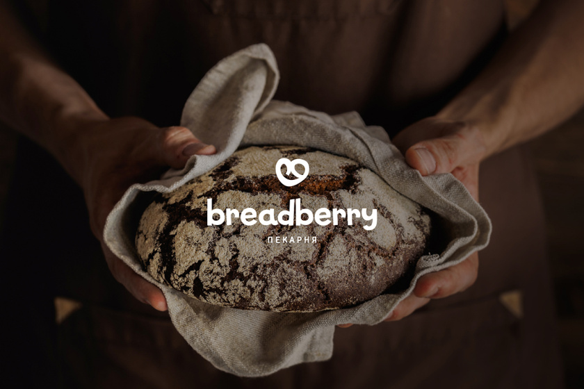 Breadberry連鎖面包店店品牌命名與心形logo設(shè)計(jì)