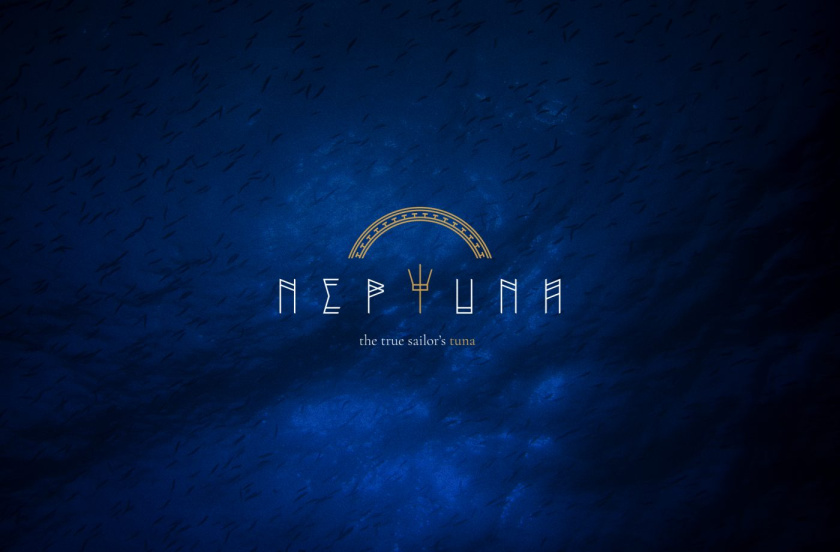 Neptuna 金槍魚罐頭品牌形象logo設(shè)計(jì)