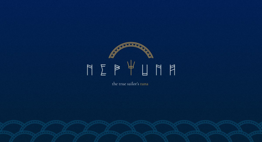 Neptuna 金槍魚罐頭品牌形象logo設(shè)計(jì)與包裝設(shè)計(jì)