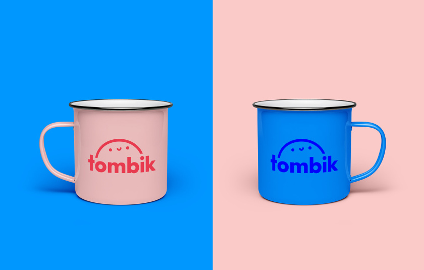Tombik Studio創(chuàng)意工作室/自我品牌形象設(shè)計(jì)logo設(shè)計(jì)，卡通人偶面部形象