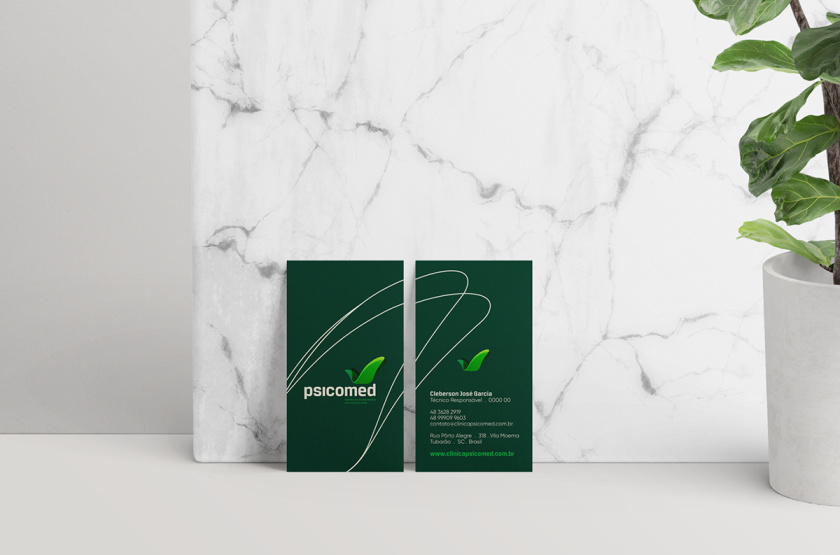Psicomed 醫(yī)院品牌形象設(shè)計(jì)logo設(shè)計(jì)vi設(shè)計(jì)，高端與富有生命力