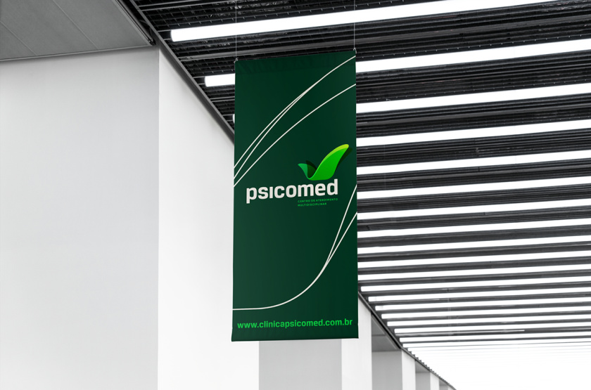 Psicomed 醫(yī)院品牌形象設(shè)計(jì)logo設(shè)計(jì)vi設(shè)計(jì)，高端與富有生命力