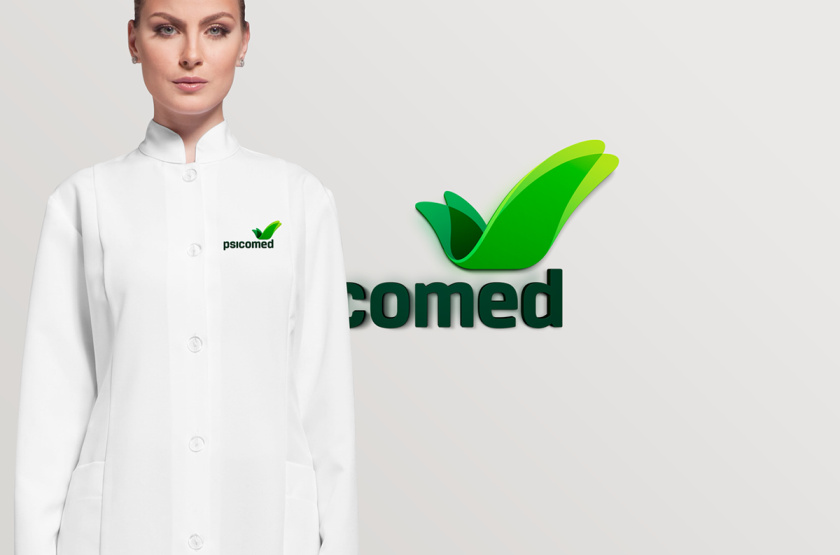 Psicomed 醫(yī)院品牌形象設(shè)計(jì)logo設(shè)計(jì)vi設(shè)計(jì)，高端與富有生命力