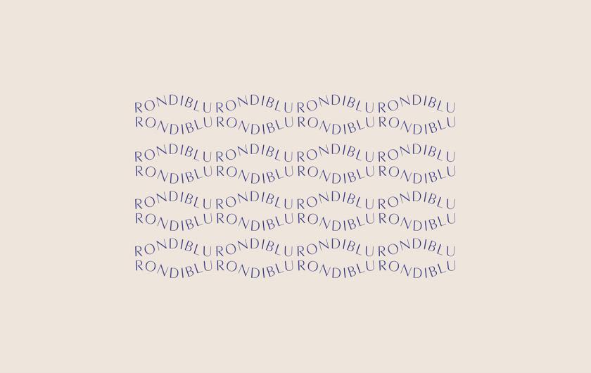 RONDIBLU 床墊睡眠產(chǎn)品品牌形象vi設(shè)計-曲線logo設(shè)計