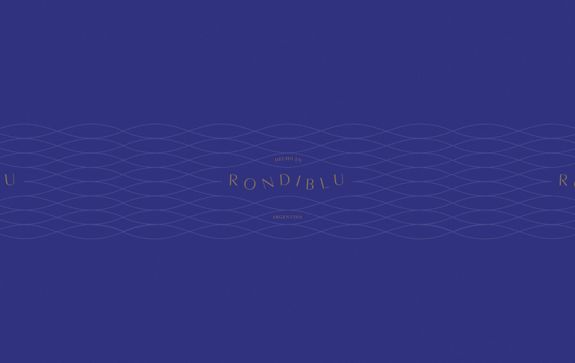 RONDIBLU 床墊睡眠產(chǎn)品品牌形象vi設(shè)計，交織的紡織與床墊波浪曲線