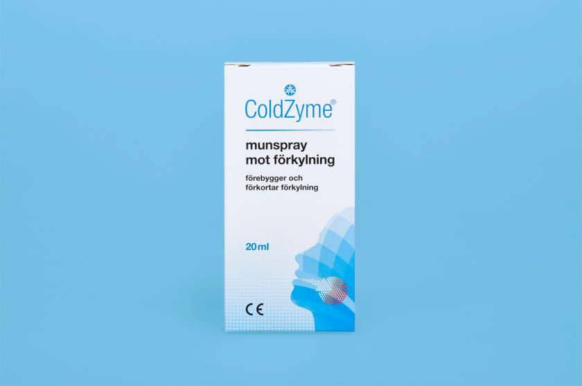 Coldzyme預(yù)防感冒病菌口腔噴霧劑包裝設(shè)計(jì),色塊面部+箭頭喉嚨發(fā)炎圖形 Coldzyme預(yù)防感冒病菌口腔噴霧劑包裝設(shè)計(jì),色塊面部+箭頭喉嚨發(fā)炎圖形