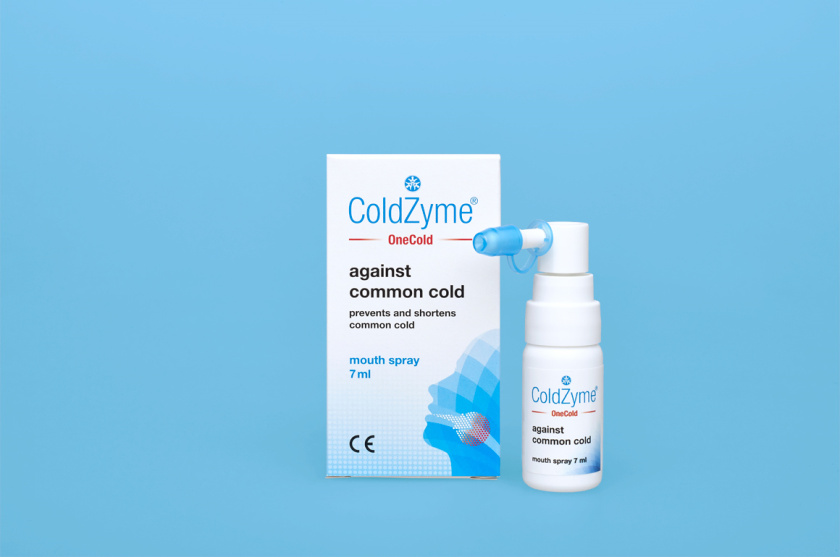 Coldzyme預(yù)防感冒病菌口腔噴霧劑包裝設(shè)計(jì),色塊面部+箭頭喉嚨發(fā)炎圖形 Coldzyme預(yù)防感冒病菌口腔噴霧劑包裝設(shè)計(jì),色塊面部+箭頭喉嚨發(fā)炎圖形