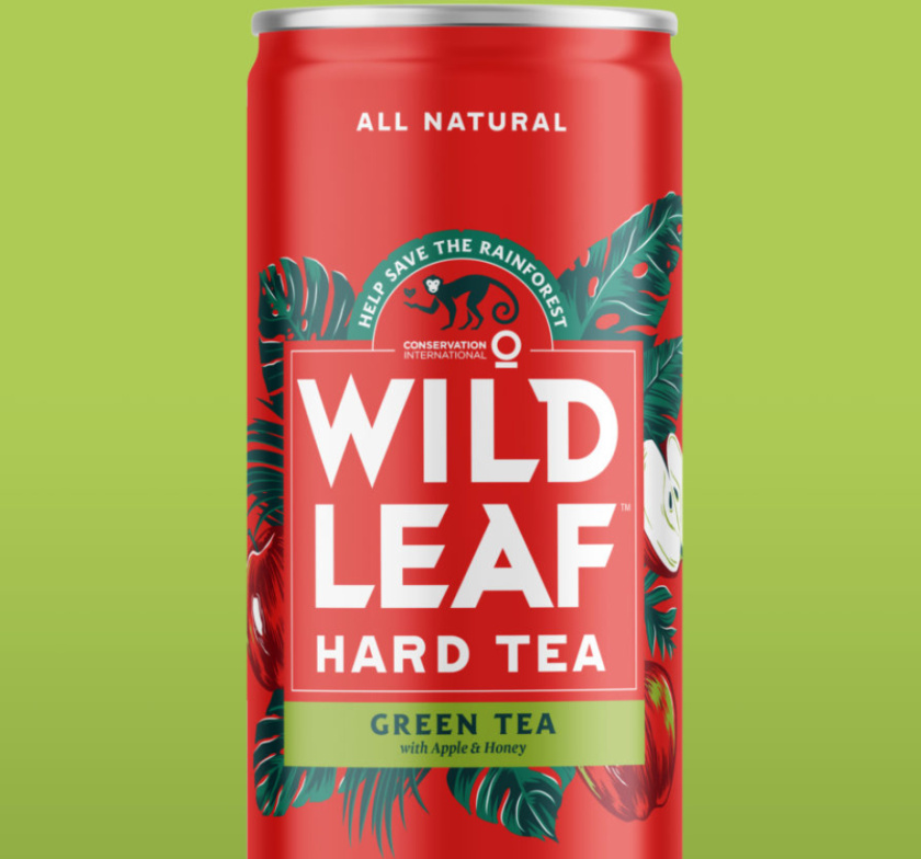 Wild Leaf 野葉硬茶水果混合茶飲飲料易拉罐包裝設(shè)計(jì),紅色熱帶雨林插畫風(fēng)格 Wild Leaf 野葉硬茶水果混合茶飲飲料易拉罐包裝設(shè)計(jì),紅色熱帶雨林插畫風(fēng)格