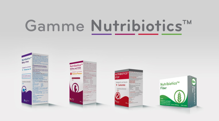 nutribiotics OTC系列藥品包裝設(shè)計(jì)，采用獨(dú)特的符號(hào)標(biāo)識(shí)來(lái)區(qū)分產(chǎn)品