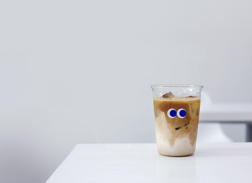 NMA CAFE 咖啡包裝設(shè)計“單色幾何元素”風(fēng)格