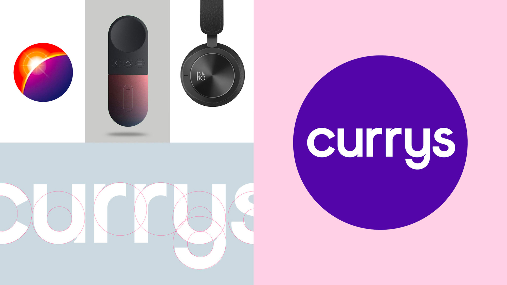 Currys 科技技術(shù)產(chǎn)品和服務(wù)全渠道零售商品牌logo設(shè)計(jì)vi設(shè)計(jì)“3D圓形圖形”-logo設(shè)計(jì)標(biāo)準(zhǔn)化制圖 Currys 科技技術(shù)產(chǎn)品和服務(wù)全渠道零售商品牌logo設(shè)計(jì)vi設(shè)計(jì)“3D圓形圖形”-logo設(shè)計(jì)標(biāo)準(zhǔn)化制圖